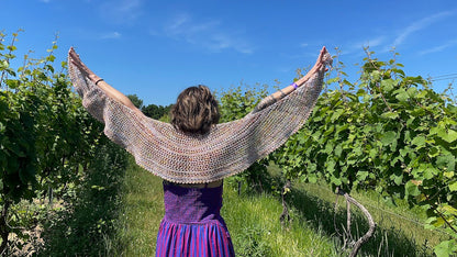 Fanciful Notion Shawlette - Pattern Only